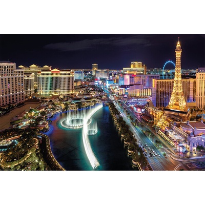 Plagát, Obraz - Las Vegas - Aerial View, 120 × 80 cm