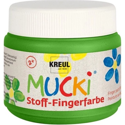 Prstové farby na textil MUCKI 150 ml zelená