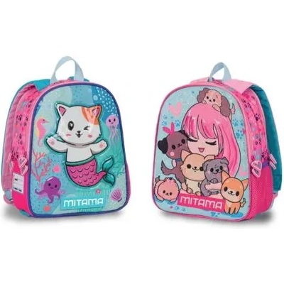 Mitama Раница за детска градина MITAMA SPINNY PuppyCat