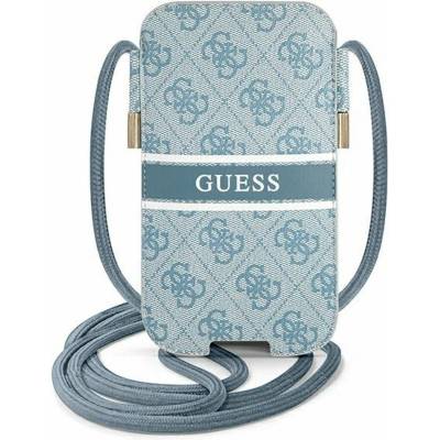 Guess smartphone peněženka 6,7" GUPHL4GMGBL blue 4G Big Metal Logo