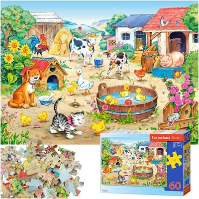 Castorland Farma 60 dielov