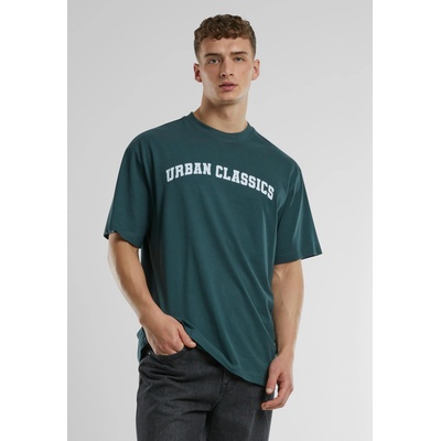 Urban Classics Мъжка тениска Urban Classics UC College Logo bottlegreenUB-TB7553-02245 - Масленозелен, размер L