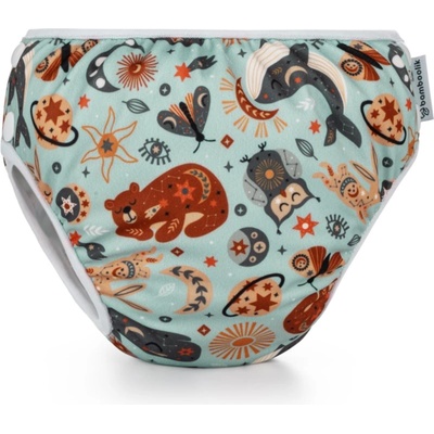 Bamboolik Swim Diapers Celestial Animals пелени бански, които се перат размер L 11-15 kg