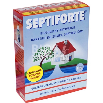 SEPTIFORTE bio enzým baktérie do septiku a žumpy 1 kg