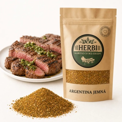 Herbi Argentína jemná korenie na grilovanie a pečené mäso 100 g