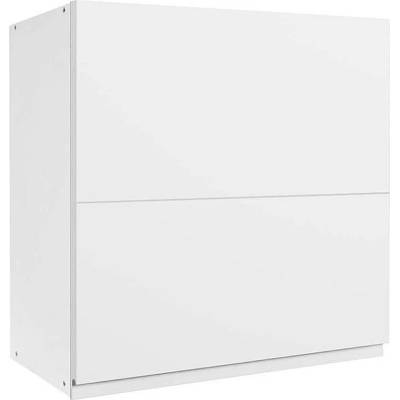 Matis Кухненски шкаф горен с две повдигащи врати Aura VH80 B бял