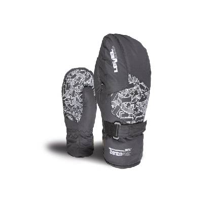 Rukavice Level JUNIOR Mitt Black velikost VI