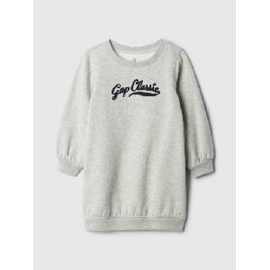 GAP Бебешка суитшърт рокля с лого GAP GAP | Siv | Момичешки | 80