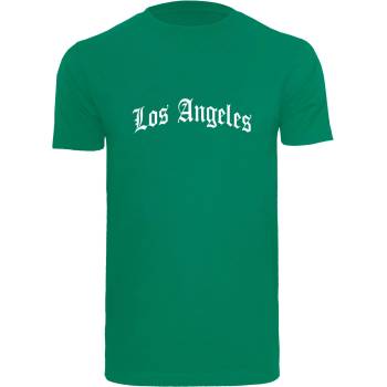 Mister Tee Тениска Los Angeles Wording Tee forest green LUB-MT1578-02532 - Черен, размер L