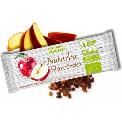 Natural Bars Cereálna tyčinka BIO Naturka Staročeská 30g