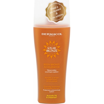 Dermacol Solar Bronze tělové mléko urychlující opalování 200 ml