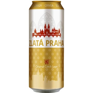 Zlata Praha (Златна Прага) Чешка светло бира кен 12 бр Х 500 мл