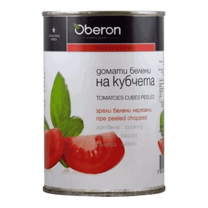  Домати белени на кубчета Оберон 800гр