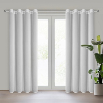 Takoy Záclona ADRIADNA ze šifonové látky zdobená ve spodní části lesklými kamínky 140 x 250 cm-HF-452860 | 140 x 250 cm