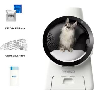 Catlink Самопочистваща се котешка тоалетна с автоматично пълнене catlin