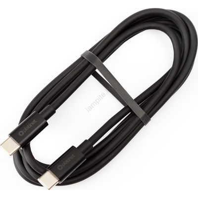 Platinet USB кабел USB-C / USB-C съединител 100W 1, 5m черен (PL0553)