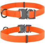 COLLAR Водоустойчив нашийник wau dog - оранжеви 24-40 см / 20 мм