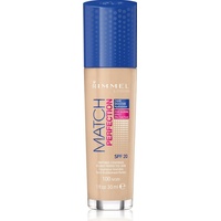 Rimmel London Match Perfection make-up SPF20 100 Ivory 30 ml
