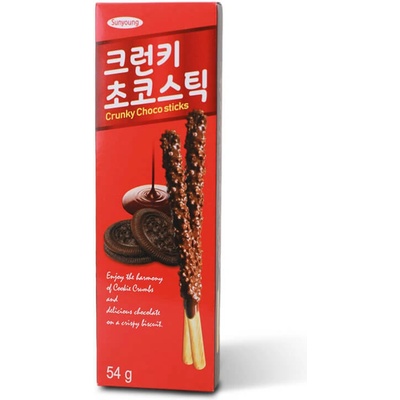 SUNYOUNG Tyčinky čokoládové crunky 54 g