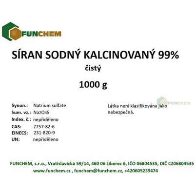 Hexachem Síran sodný bezvodý p.a. - 1000 g – Sleviste.cz