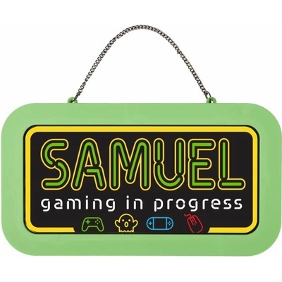 Neonová cedulka se jménem - Samuel