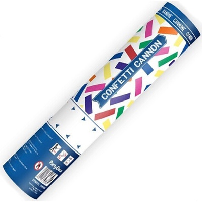 PartyDeco vystreľovacie konfety farebné 40cm