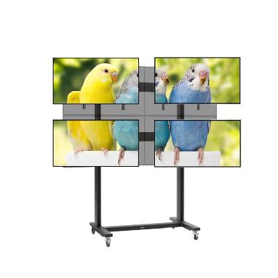 Видео стена с мобилна стойка Vogel's 2x2, 4 x SMART Signage дисплея 55VL5PJ - 3.5mm рамка от край до край (VW-VG-2x2-bazamobila+4x55VL5PJ)