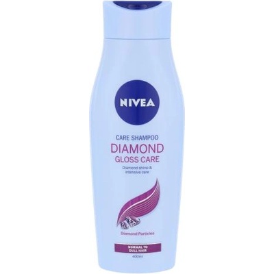Nivea Diamond Gloss Care 400 ml шампоан за изтощени коси без блясък за жени