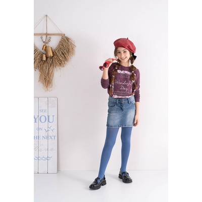 Knittex dětské punčocháče Agatka lila fialová