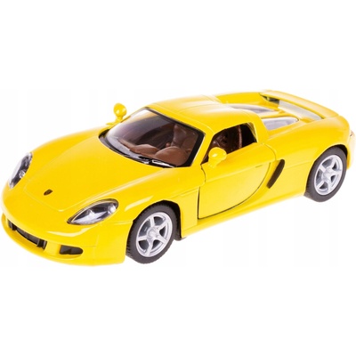 Метална количка Kinsmart - Porsche Carrera GT, 1: 36, жълта (63119)