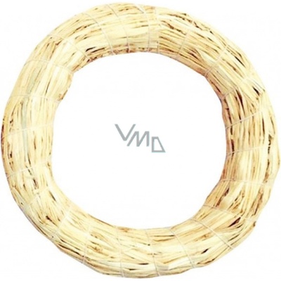 Věnec slaměný 25 cm