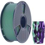 SUNLU Silk PLA+ Dual Color Green Purple - 1, 75 mm / 1000 g (6933582315597)