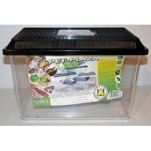 DRAGON PET-PLAZA Пластмасов терариум Large - 36, 5x21, 5x24cm с дръжка