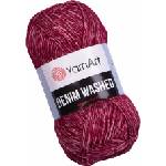 YARNART Denim Washed 918 Dark Pink Плетива прежда (Denim Washed 918)