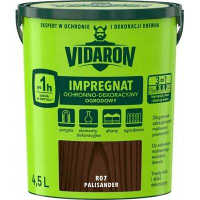 Zahradní ochranně-dekorativní impregnace Vidaron R07 palisandr 4,5l