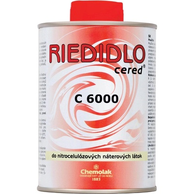 Chemolak Nitroředidlo C 6000 CERED (acetonové, aceton 0,4 l