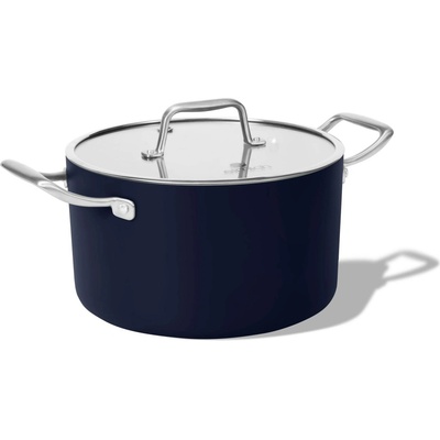 Elmich Nepřilnavý keramický hrnec Vital 24 cm 5 l tmavě modrá – Hledejceny.cz