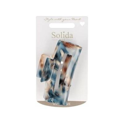 Solida Skřipec do vlasů vícebarevné mramorované Sponky do vlasů Unisex 22 g