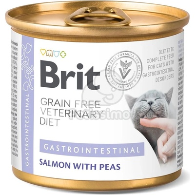 Brit Grain Free Veterinary Diet Gastrointestinal salmon & pea 200 g