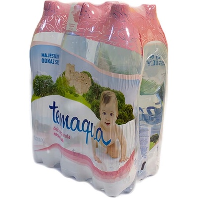 Temaqua Dojčenská neperlivá voda 6 x 1,5 l
