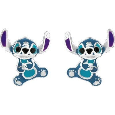 Disney stříbrné peckové náušnice Stitch Lilo & Stitch ES00037SRHL.CS
