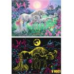 Ravensburger - Puzzle Unicorns in the Moonlight XXL - 100 piese