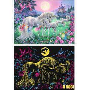 Ravensburger - Puzzle Unicorns in the Moonlight XXL - 100 piese