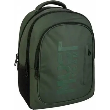 Must Раница с 3 ципа Eternal Green, 43x32x18