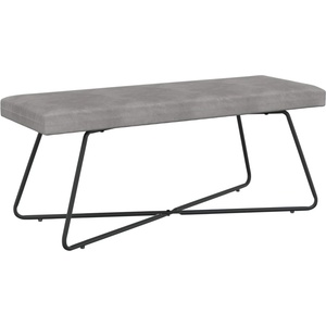 vidaXL Пейка Светлосиво 110 x 40 x 45 cm Кадифе (42038343)