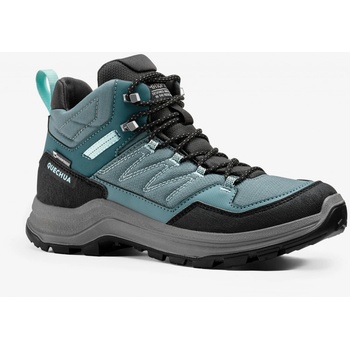 Quechua dámské turistické nepromokavé polovysoké boty MH 100