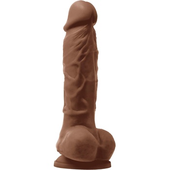 NS NOVELTIES COLOURS PLEASURES VIBE 5 PALCOVÉ DILDO HNEDÉ