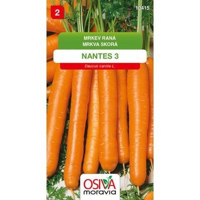Mrkev raná Nantes 3 Osiva moravia 3 g