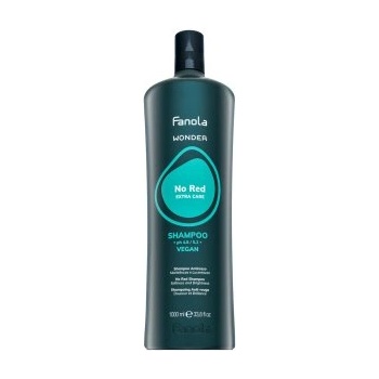 Fanola Wonder No Red Extra Care Shampoo Неутрализиращ шампоан за тъмна коса 1000 ml