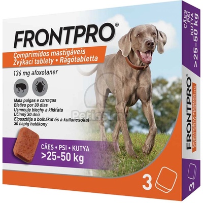 FRONTPRO Frontpro® таблетки за дъвчене за кучета против бълхи и кърлежи